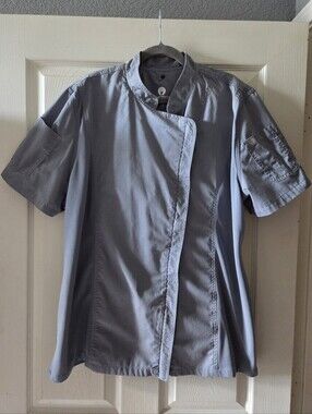 Chef Works Short Sleeve Zip Up Chef's Coat